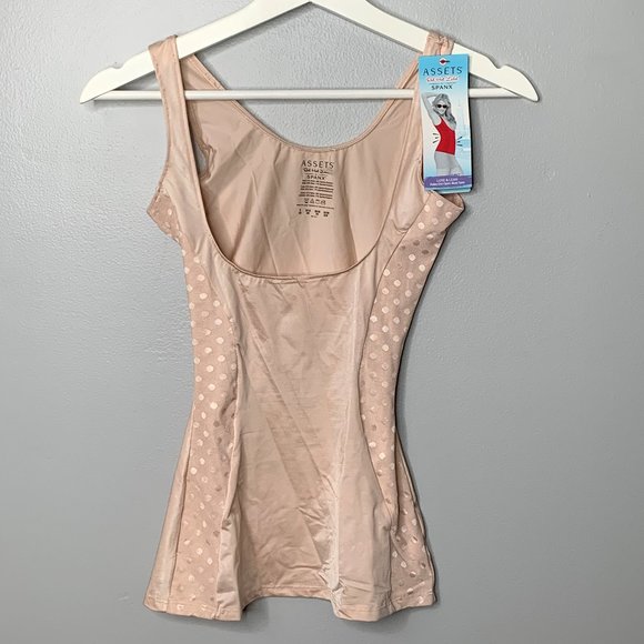 Assets By Spanx Other - Asset By Spanx Luxe Lean Polka Dot Open Bust Tank